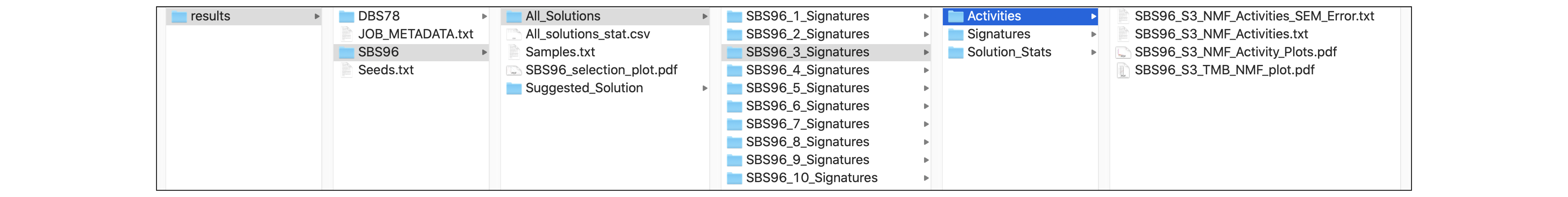 File structure overview